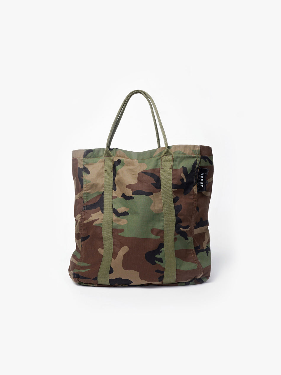 100% Cotton Oversized Tote Bag - Camo