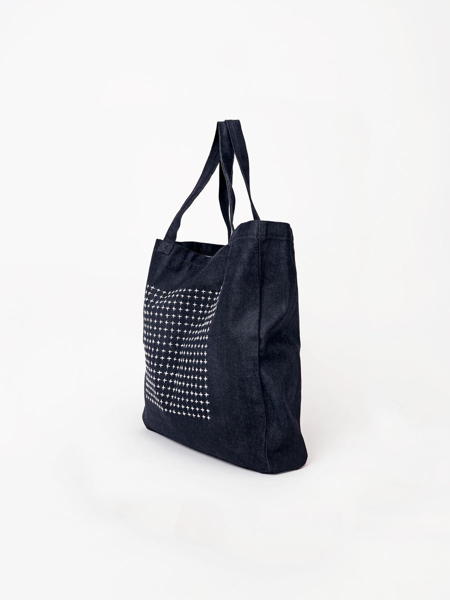バッグ visvim MARKET BAG (L) SASHIKO HandEmbroideredSashikoSquareTo